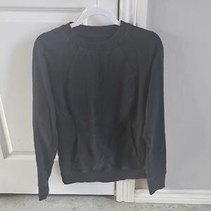 lululemon athletica Black Crew Neck Sweater